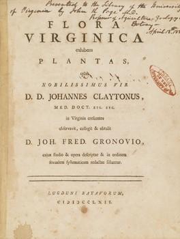 Flora Virginica - John Clayton